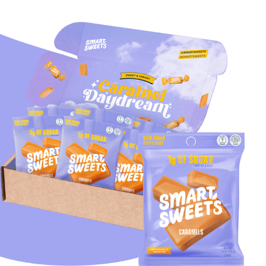 SmartSweets Caramels, $31.99/pack of 12