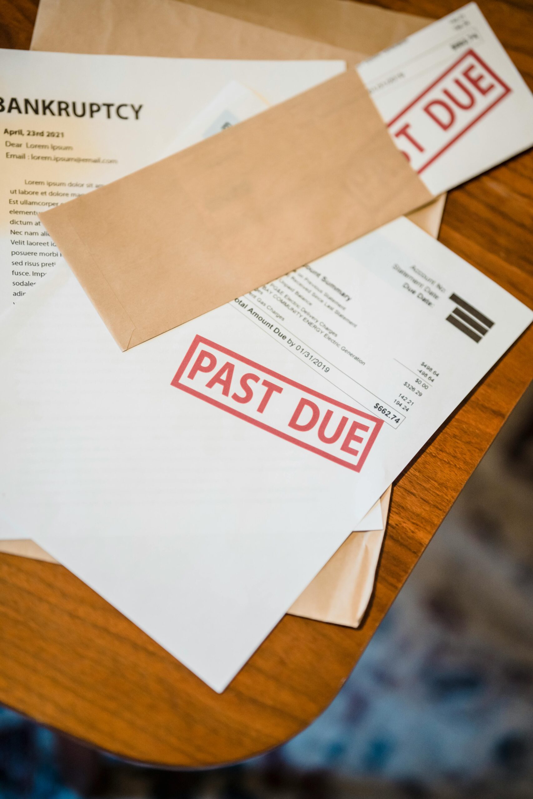 Past due bills
